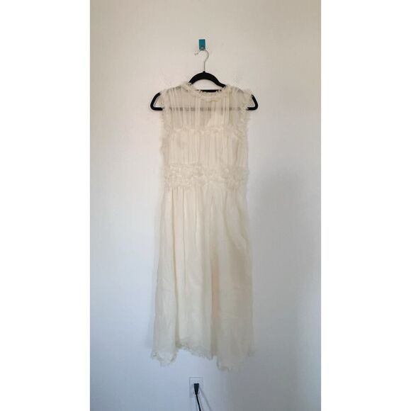 Ulla Johnson Aberdeen wool Dress Alabsater size US8 - Picture 6 of 12
